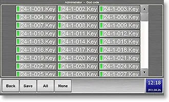 Users and rights in the LoxTop web interface