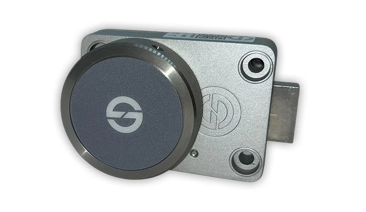 Sargent & Greenleaf C-Series: safe lock without keypad, operated with a smartphone