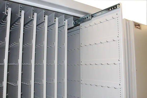 Close-up of the panels