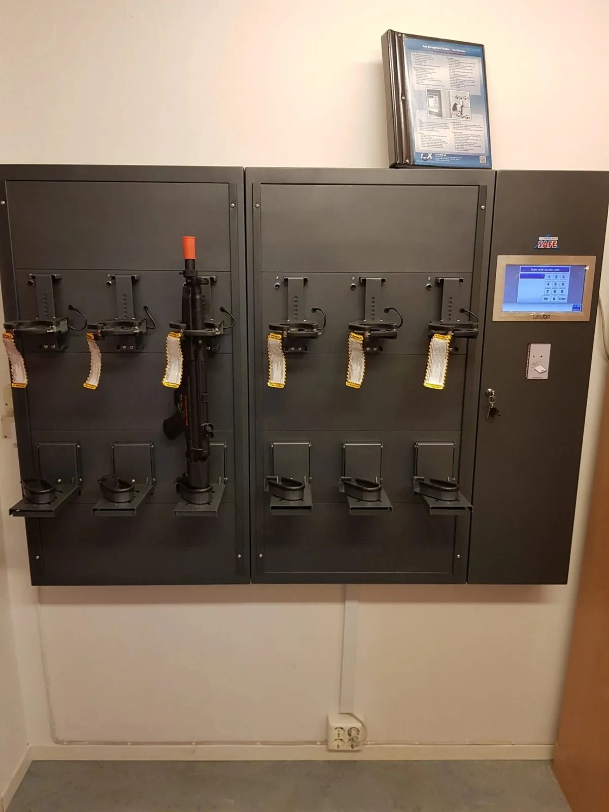Locked weapon holders